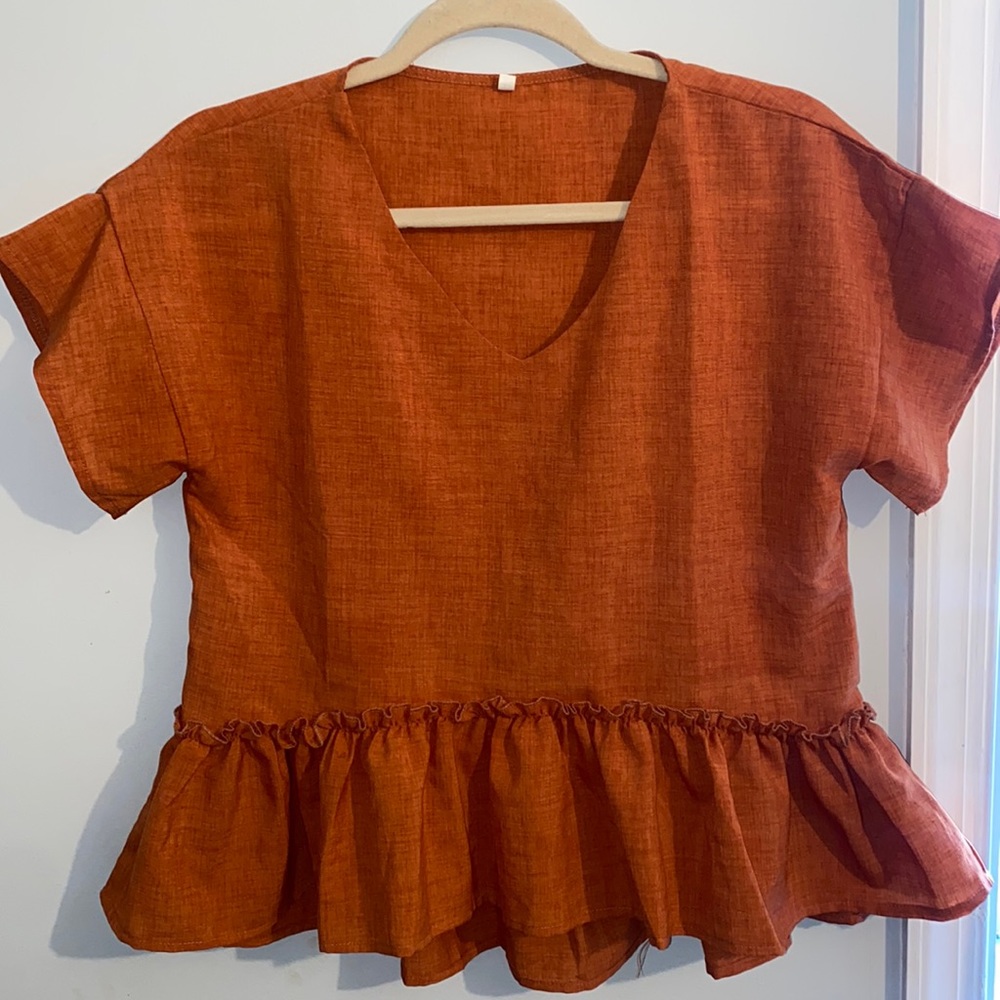 Target ruffle blouse